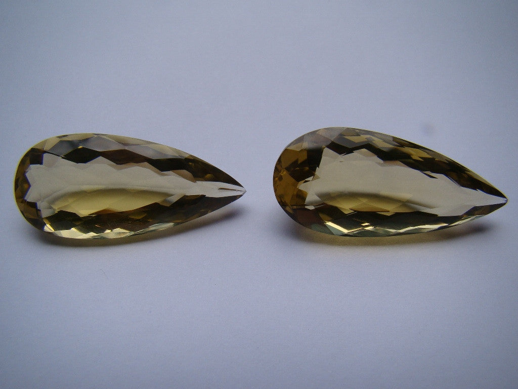 42.50ct Green Gold Pair 31x14mm