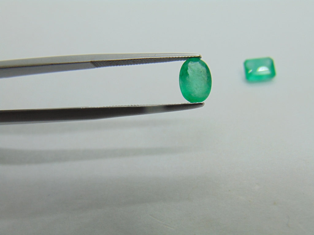 1.60ct Emerald 7x5mm 6x5mm