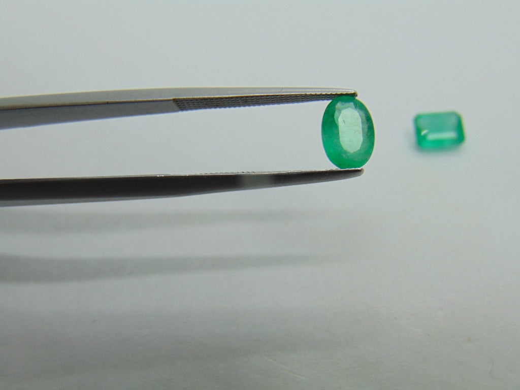 1.60ct Emerald 7x5mm 6x5mm