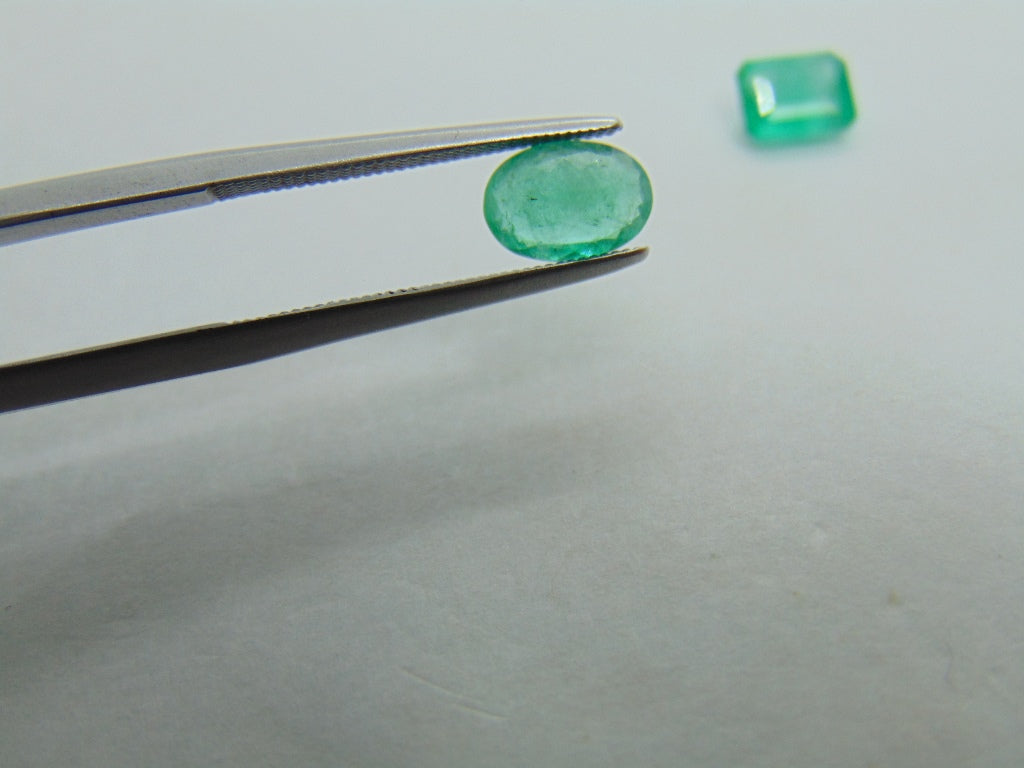 1.60ct Emerald 7x5mm 6x5mm