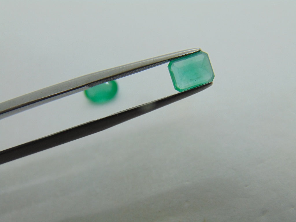 1.60ct Emerald 7x5mm 6x5mm