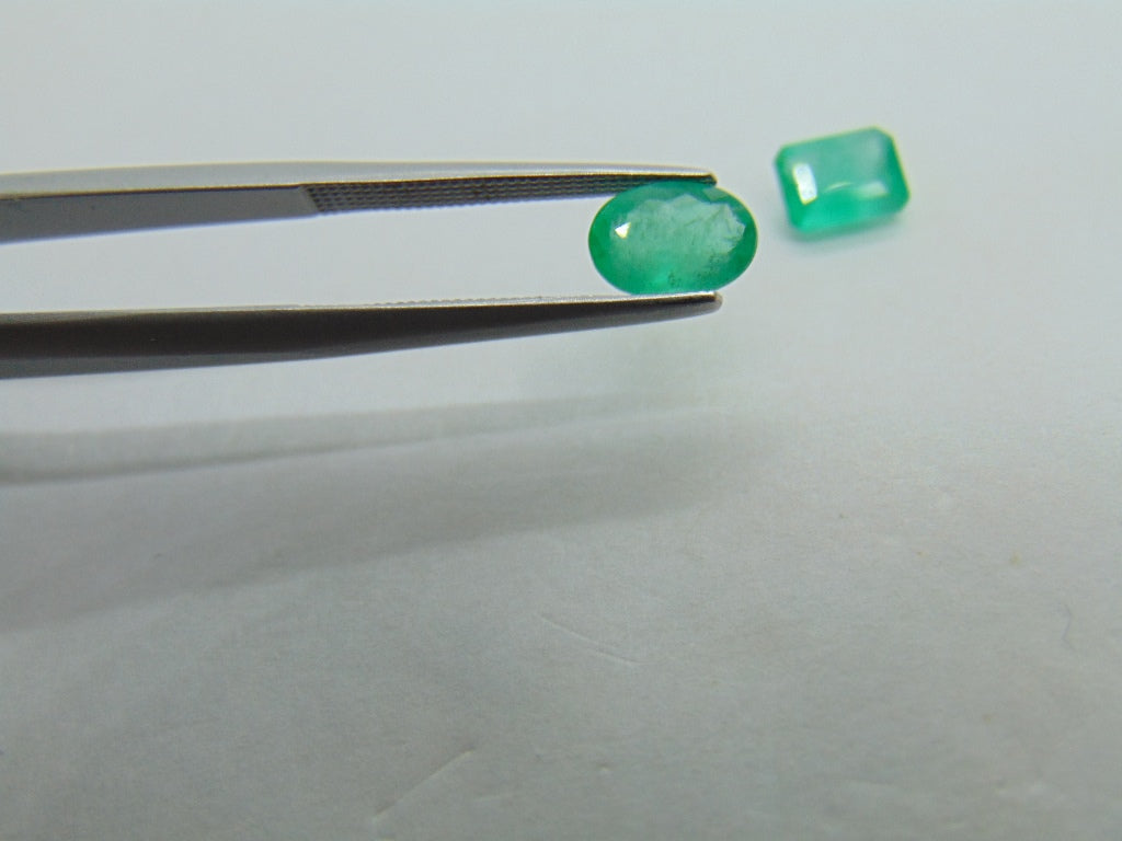 1.60ct Emerald 7x5mm 6x5mm