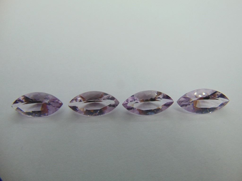 14.60ct Amethyst Rose France Calibrated 16x8mm