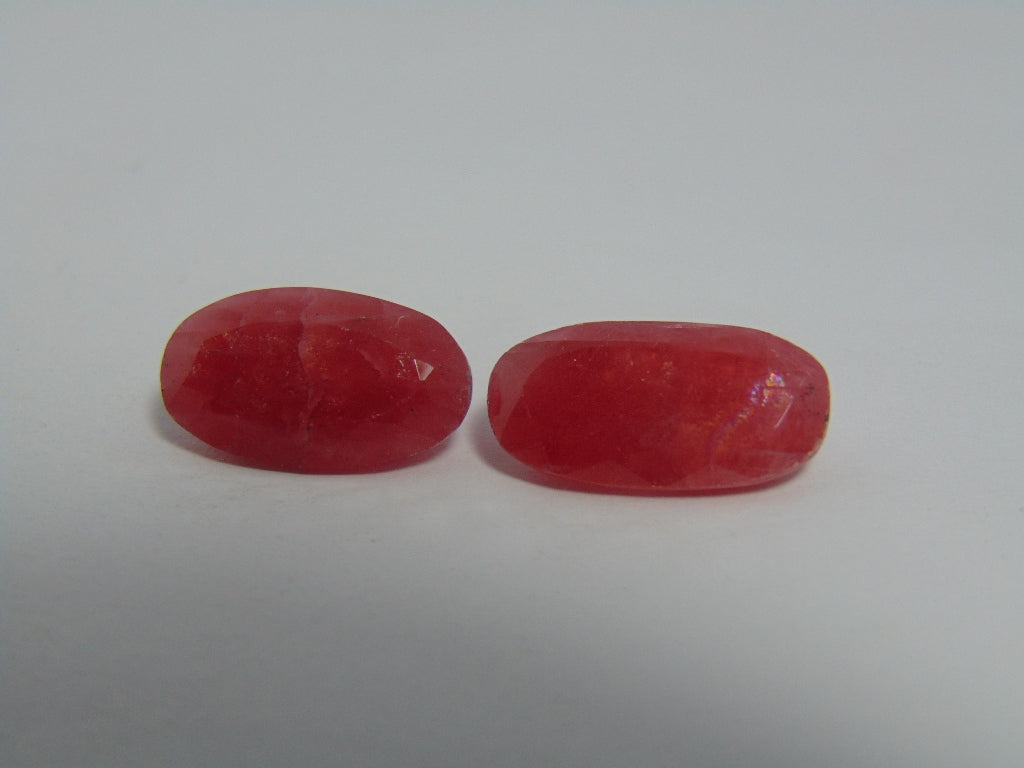 18.80cts Rhodonite (Pair)