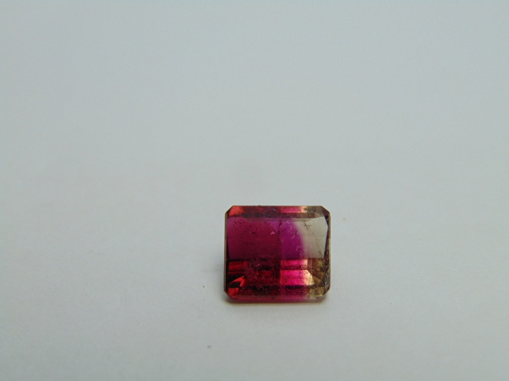 Turmalina Bicolor 2,59ct 8x7mm