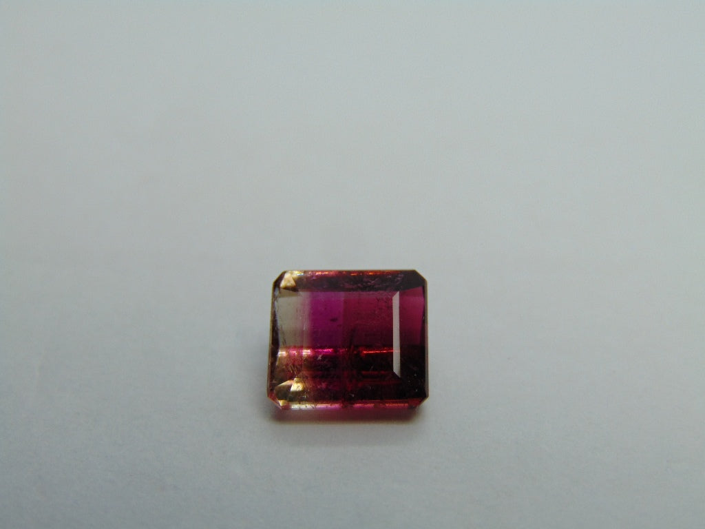 Turmalina Bicolor 2,59ct 8x7mm