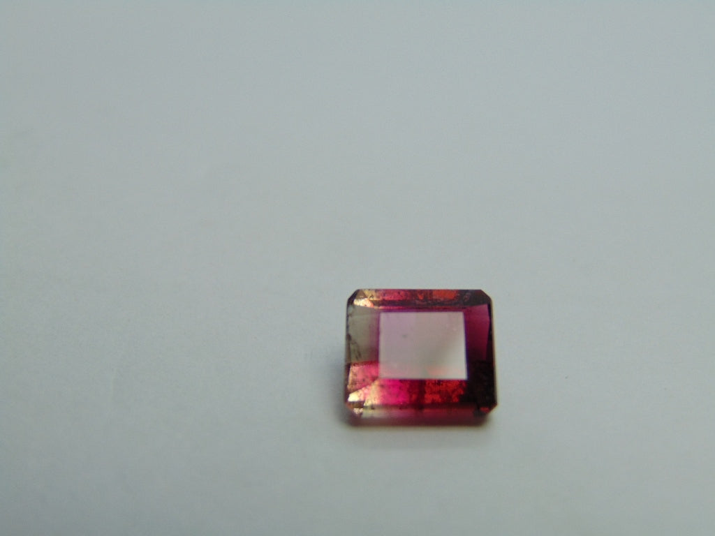 Turmalina Bicolor 2,59ct 8x7mm