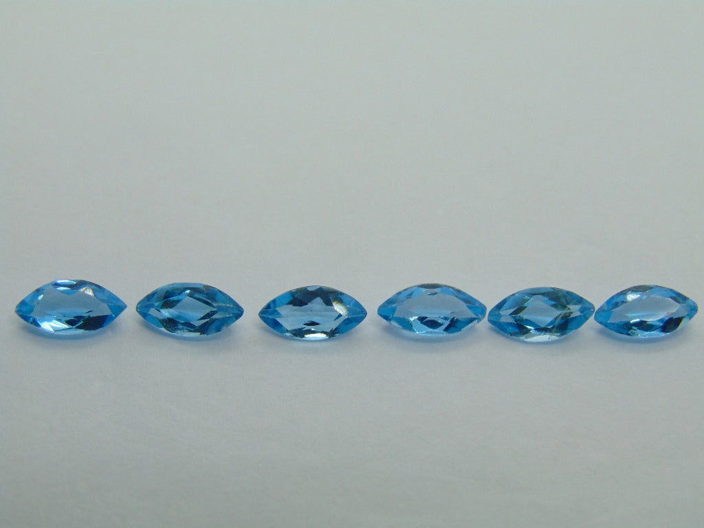 Topázio de 3,85 cts (Azul Suíço)