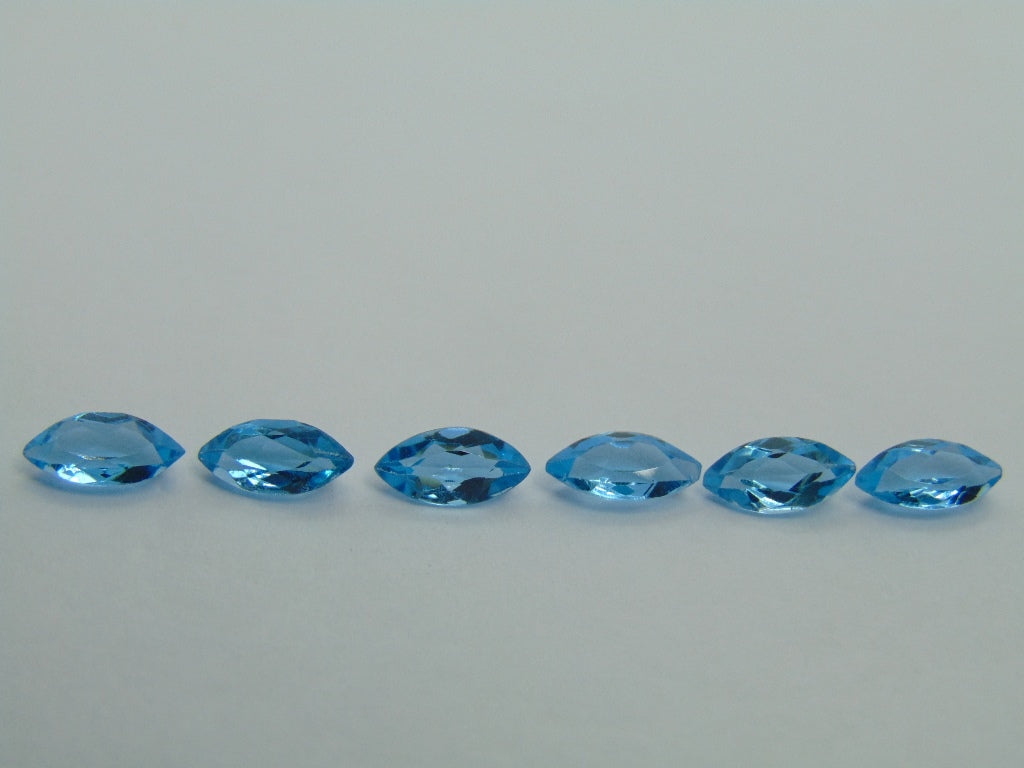 Topázio de 3,85 cts (Azul Suíço)