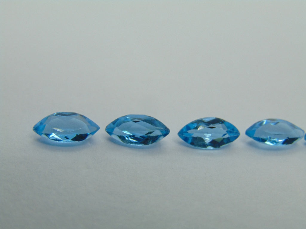 Topázio de 3,85 cts (Azul Suíço)