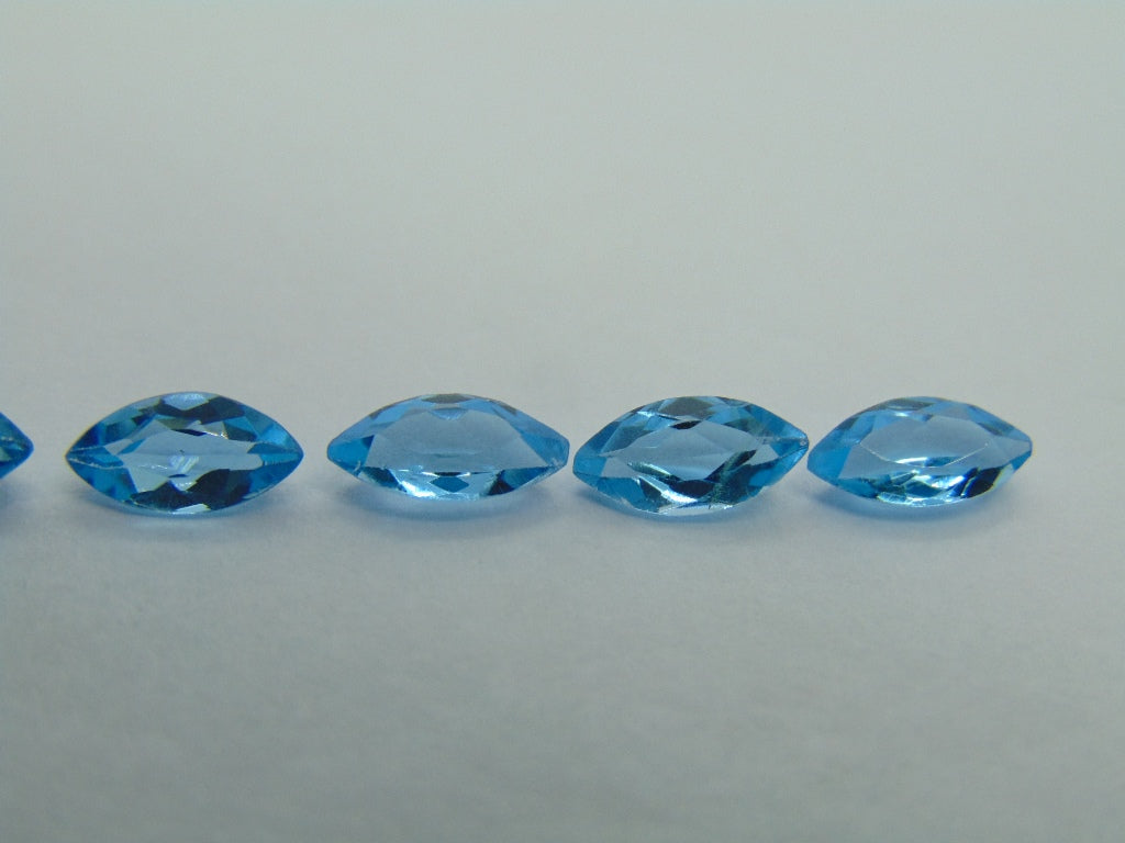 Topázio de 3,85 cts (Azul Suíço)