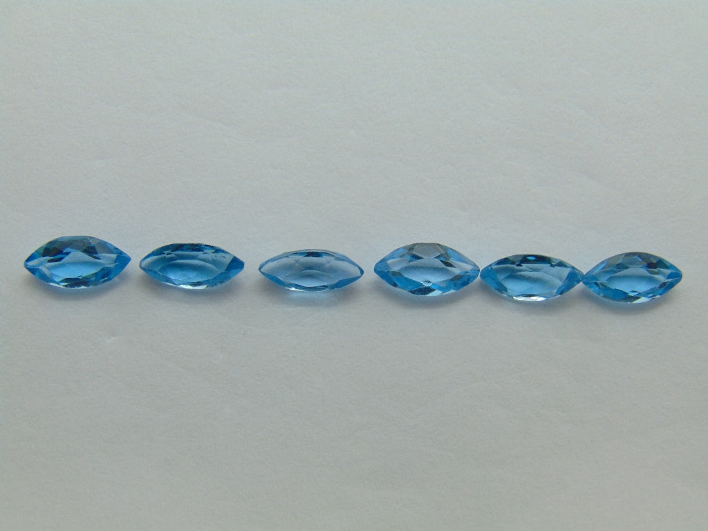 Topázio de 3,85 cts (Azul Suíço)