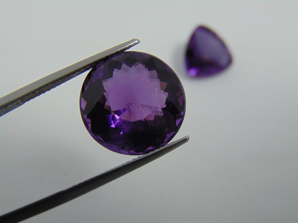 21.30ct Amethyst 15mm 14mm