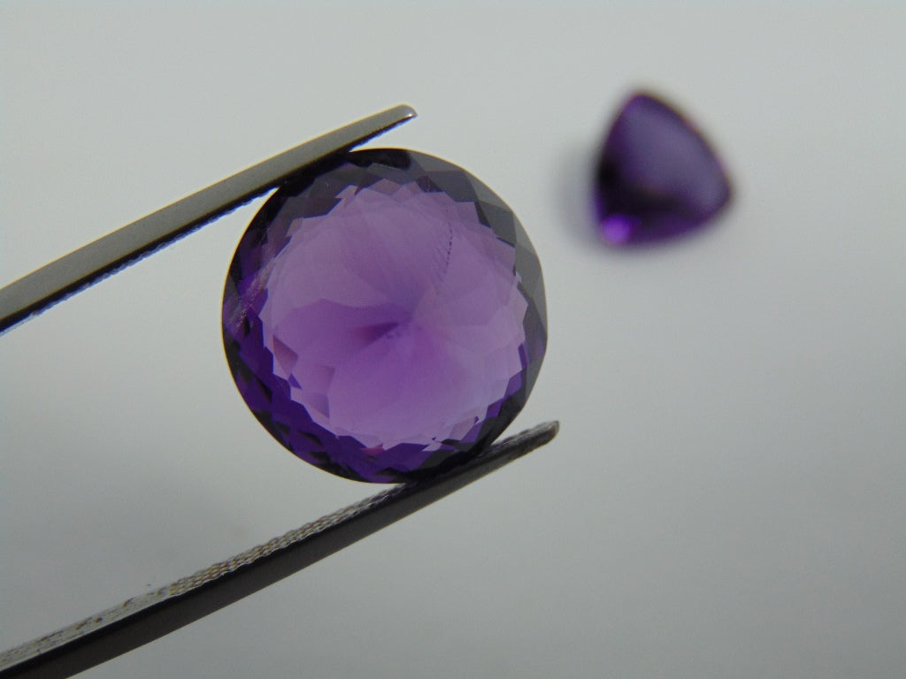 21.30ct Amethyst 15mm 14mm