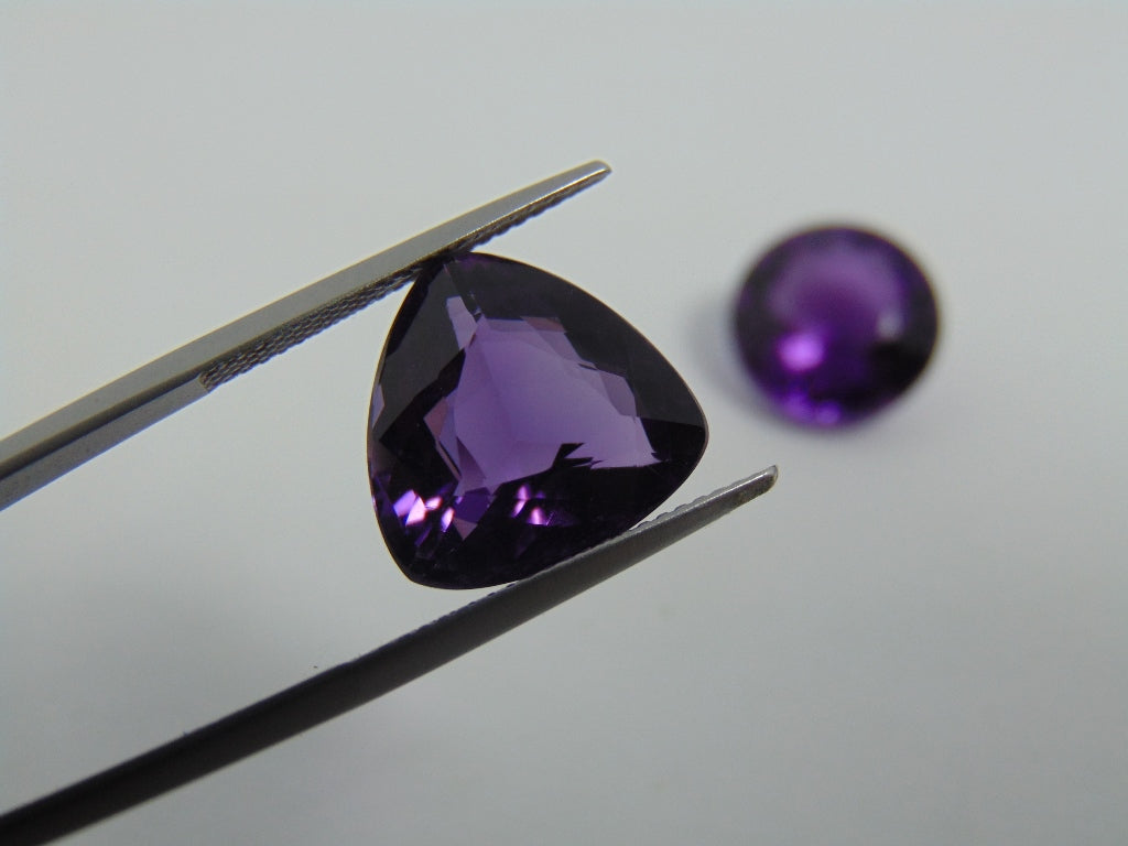 21.30ct Amethyst 15mm 14mm