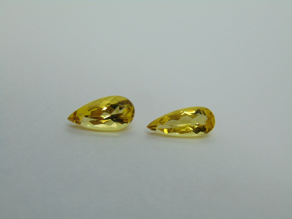 3,17ct Berilo 12x6mm 12x5mm