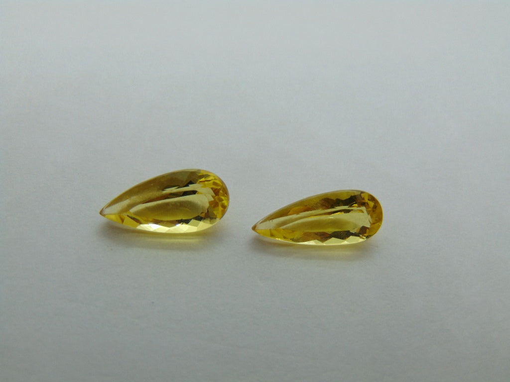 3,17ct Berilo 12x6mm 12x5mm