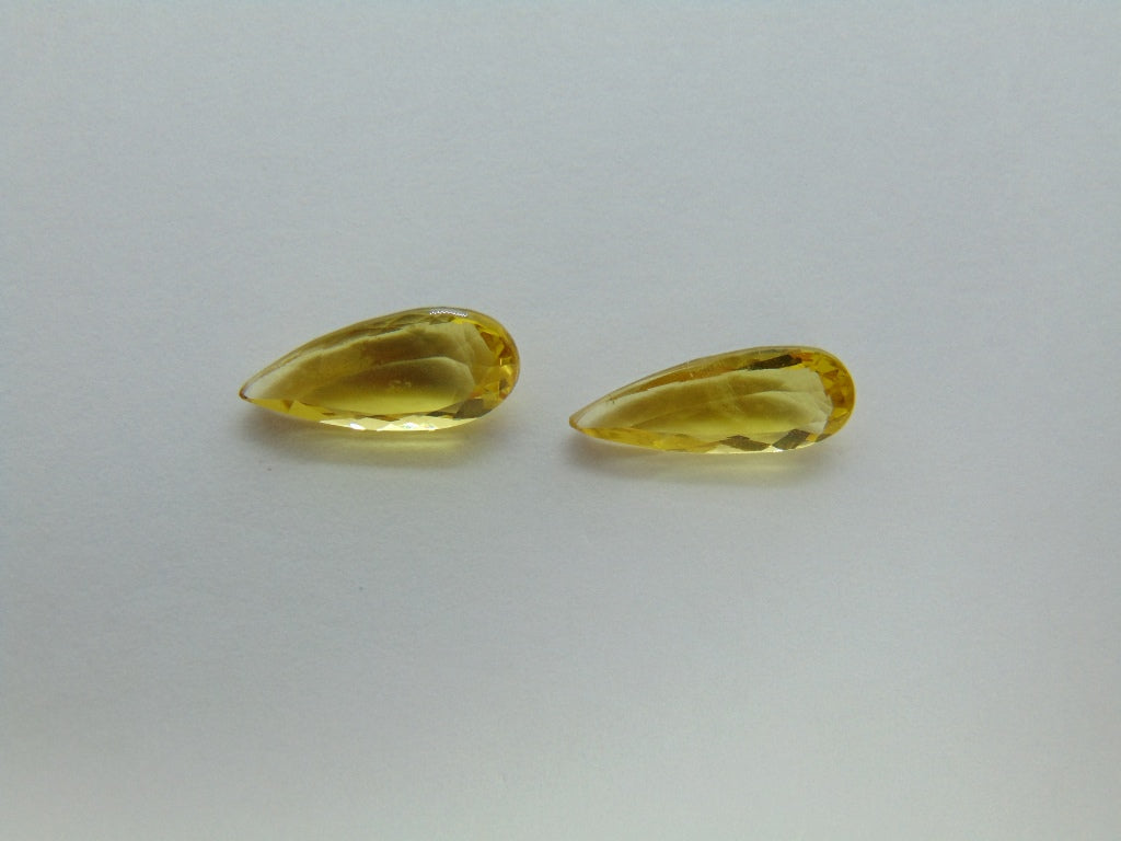 3,17ct Berilo 12x6mm 12x5mm