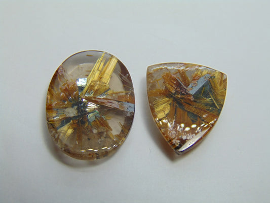 48.80ct Rutile 24x20mm 24x19mm