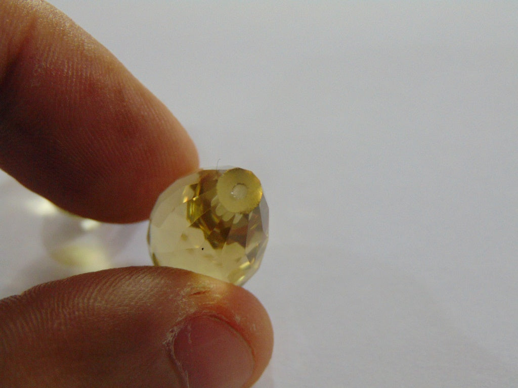 51.90ct Green Gold Pair 23x13mm