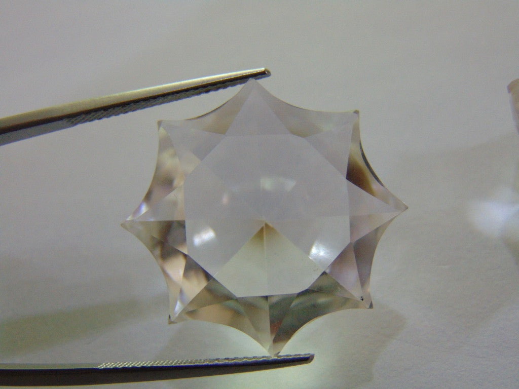 65ct Quartzo Cristal Estrela 26mm