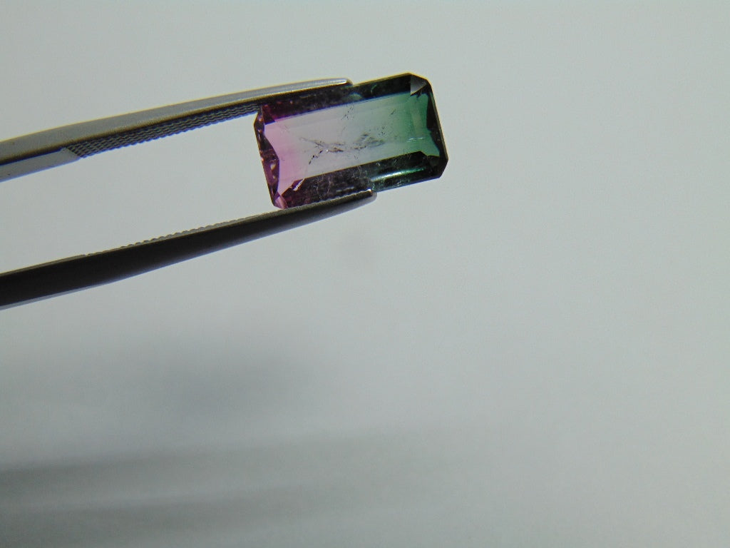 2,50ct Turmalina Bicolor 11x7mm