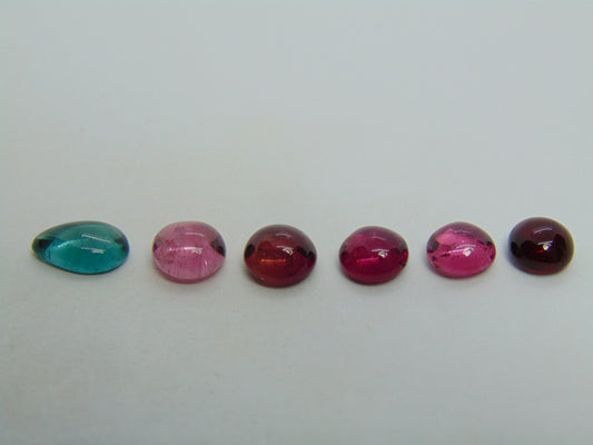 Cabochão Turmalina 9,40ct 6mm 7mm 10x7mm