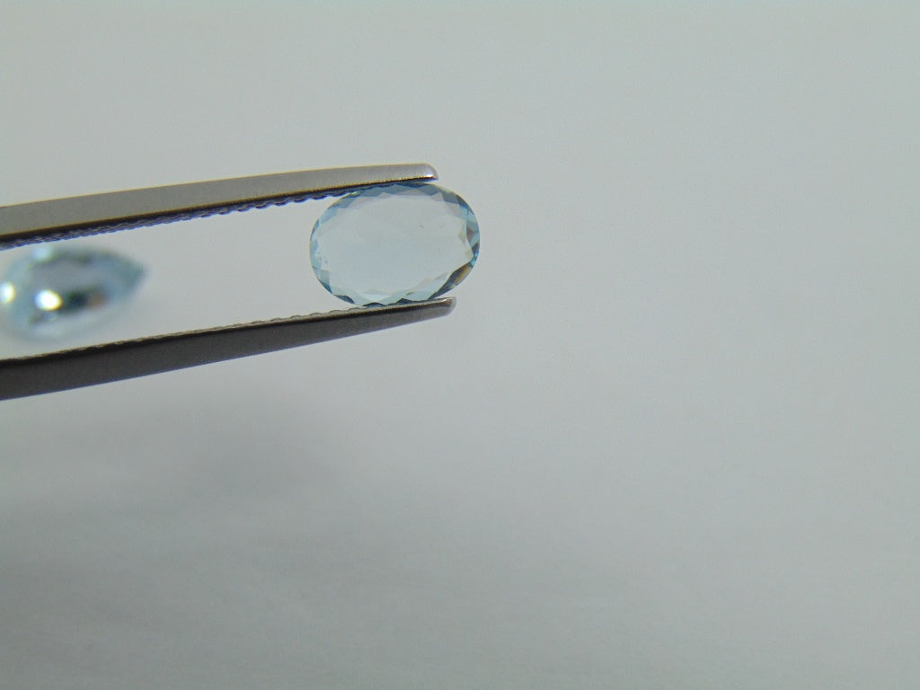 1.80ct Aquamarine 7x5mm 9x5mm