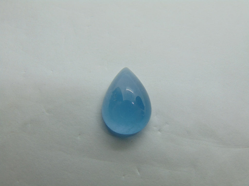 8ct Aquamarine Cabochon 17x11mm