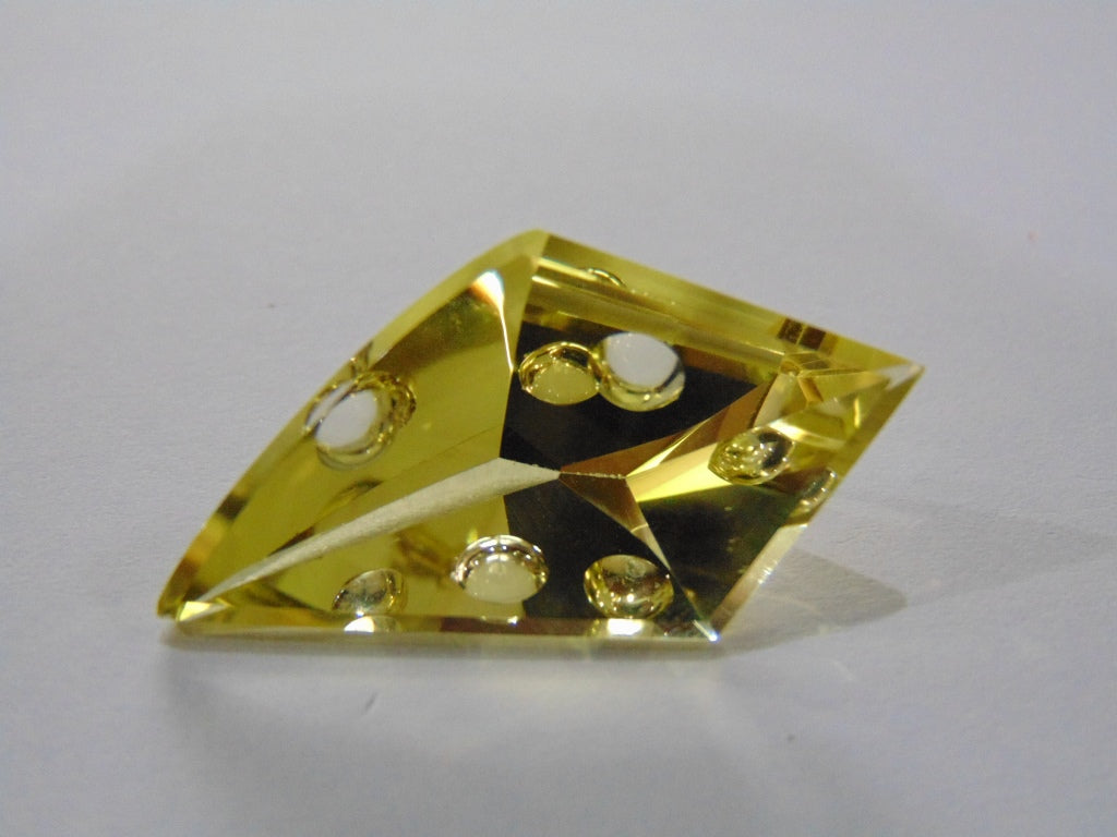 17.50ct Green Gold 13x9mm
