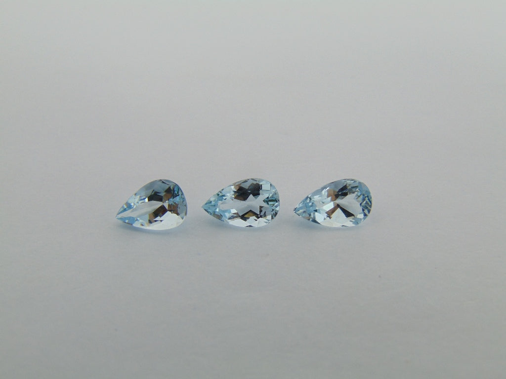 3,45 cts Aquamarine calibrado