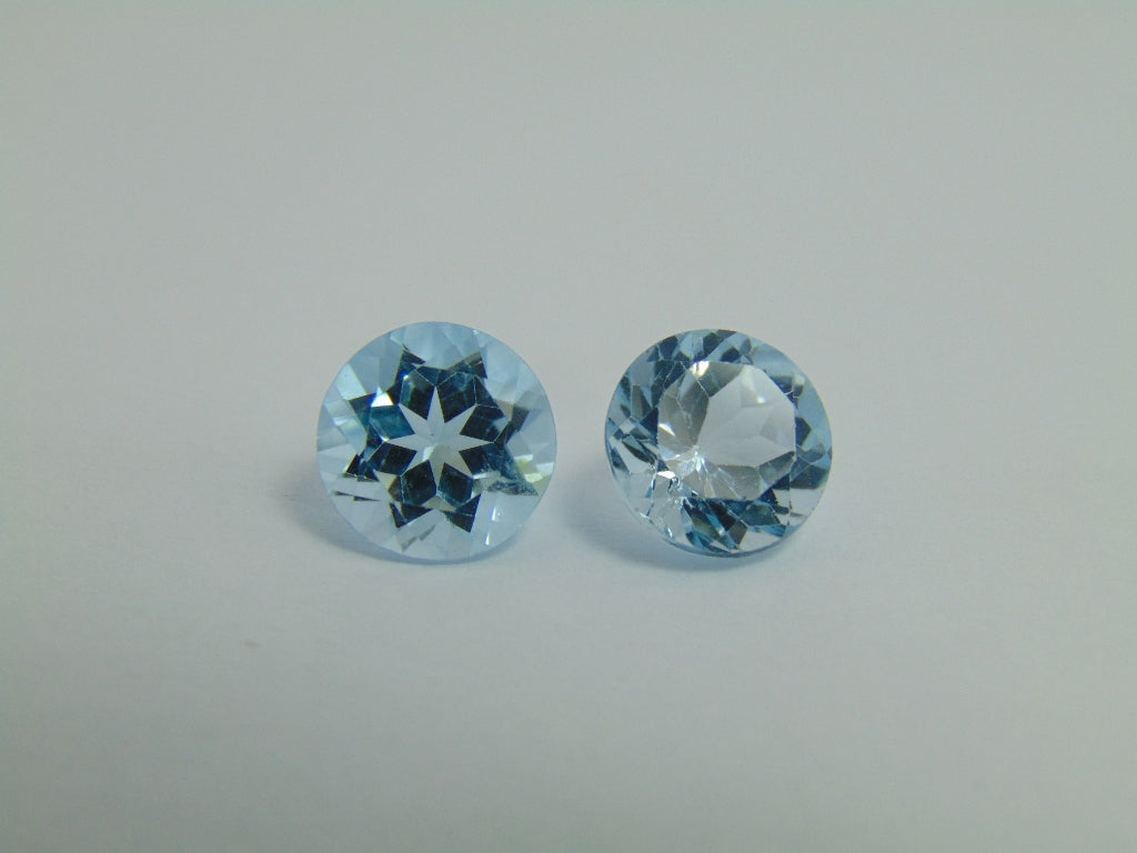 9.20cts Topaz (Sky) Pair