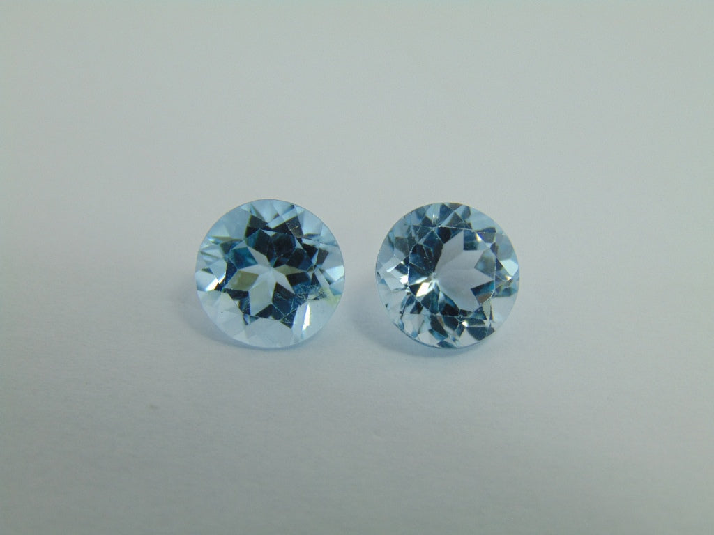 9.20cts Topaz (Sky) Pair