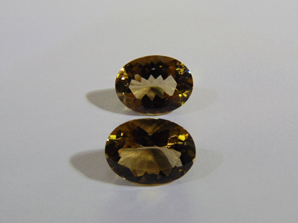 28,50 ct Citrino (Par)