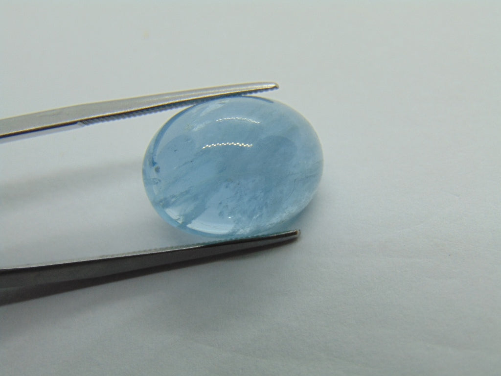 13.20ct Aquamarine Cabochon 14x13mm