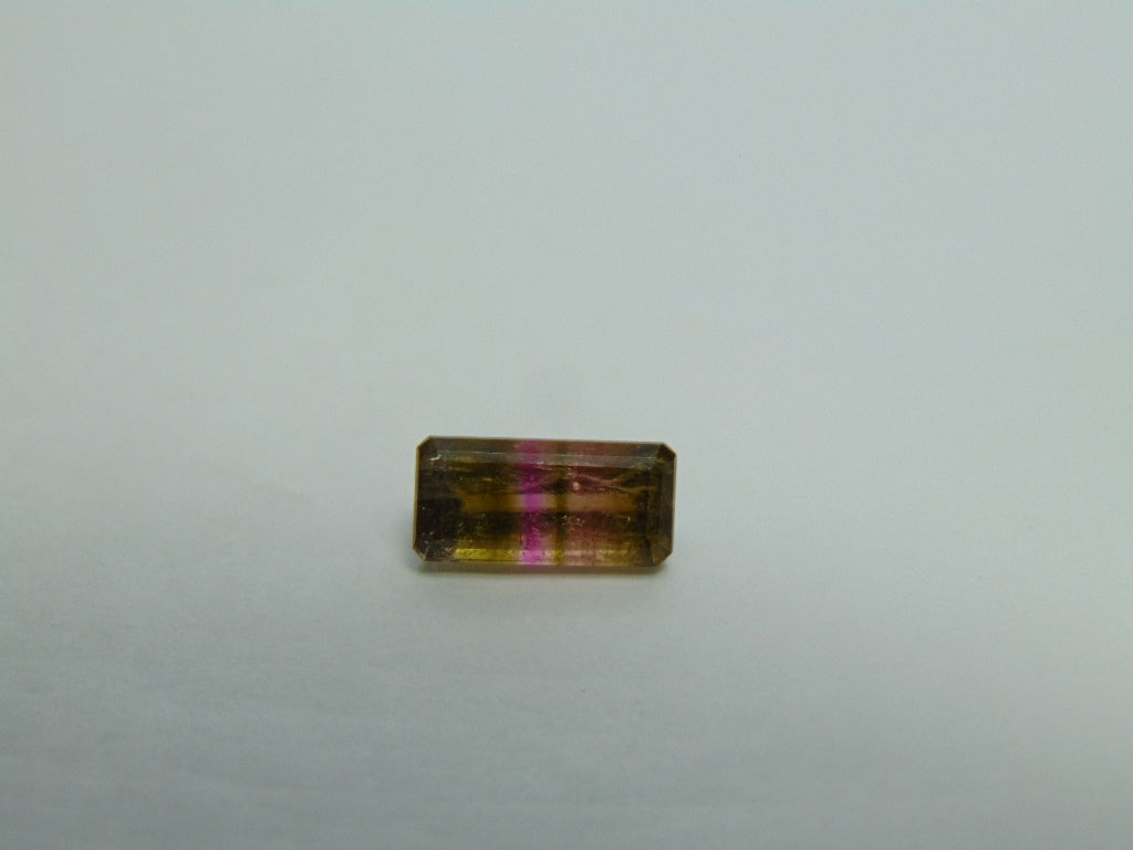 2,95ct Turmalina Bicolor 12x5mm