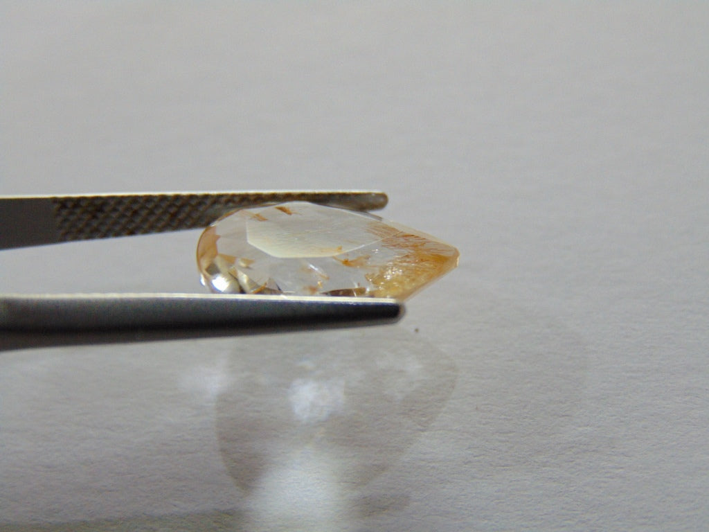 6.80ct Topaz With Rutile