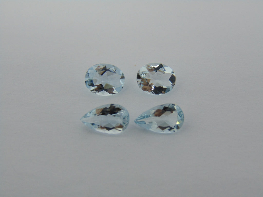 3.70cts Aquamarine (Pairs)