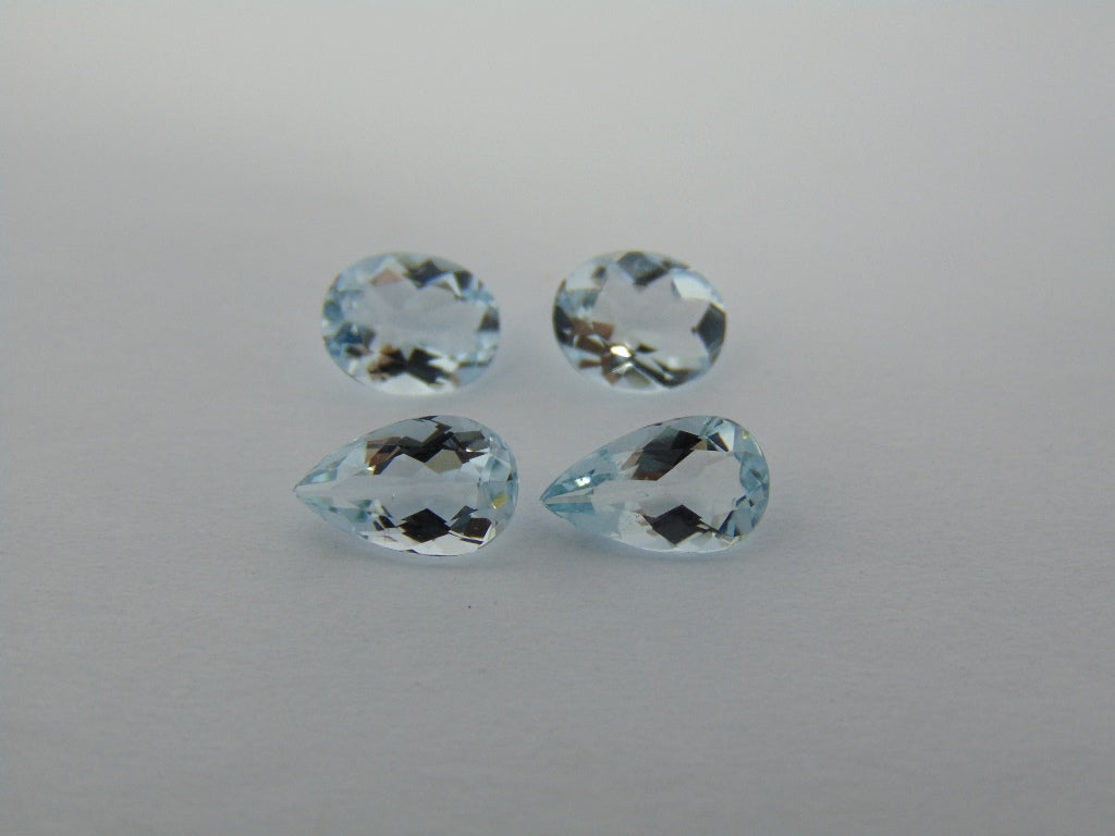 3.70cts Aquamarine (Pairs)