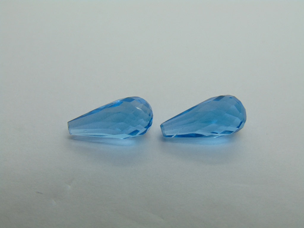 8.05ct Topaz Pair 13x6mm