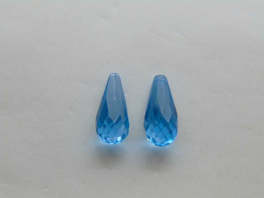 Par de Topázio 8,05ct 13x6mm