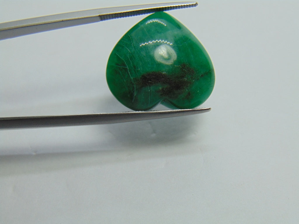 21.60ct Emerald Cabochon 20x19mm