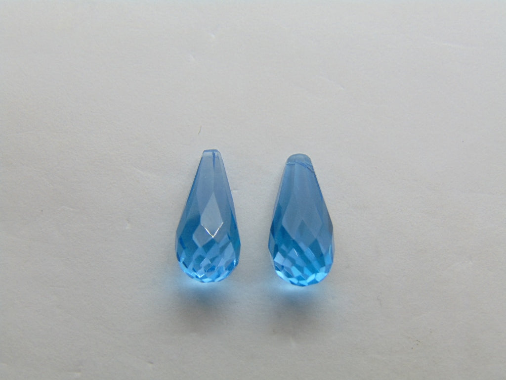 8.05ct Topaz Pair 13x6mm