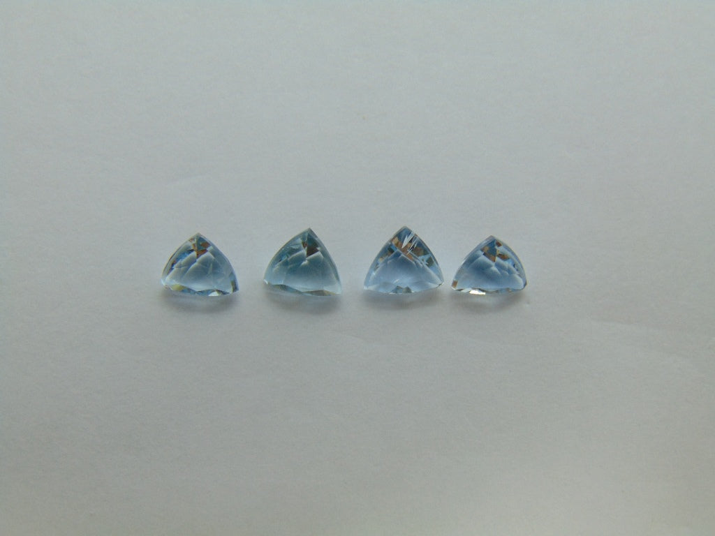 1,59 ct Aquamarine calibrado 5 mm