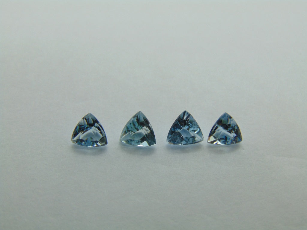 1,59 ct Aquamarine calibrado 5 mm