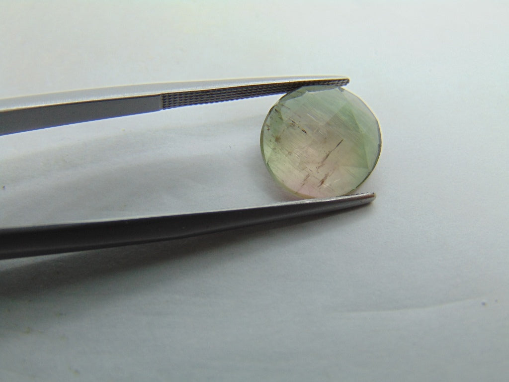 4,90ct Turmalina Bicolor 11mm