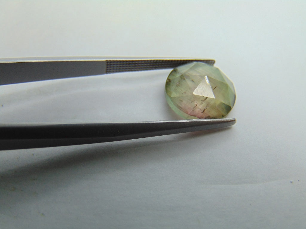 4,90ct Turmalina Bicolor 11mm