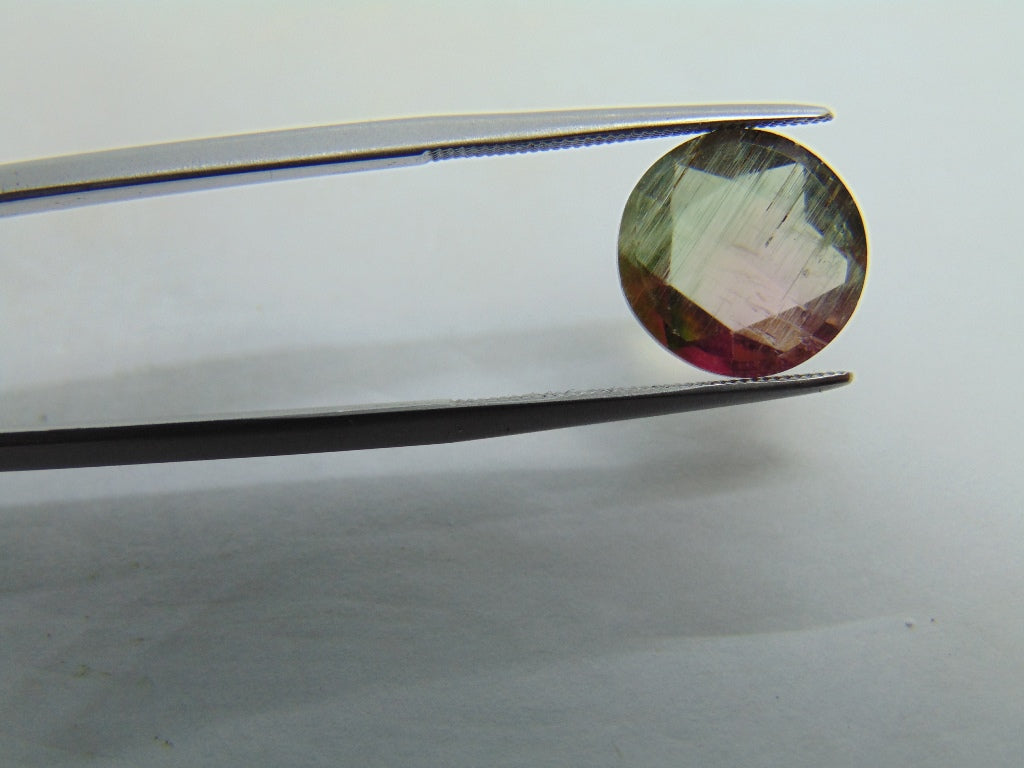 4,90ct Turmalina Bicolor 11mm