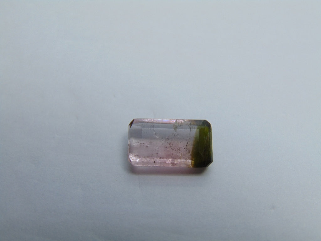 2,95ct Turmalina Bicolor 12x7mm