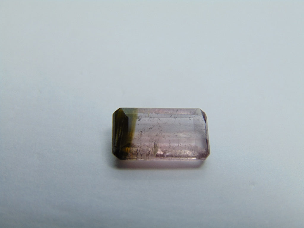 2,95ct Turmalina Bicolor 12x7mm